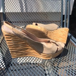 MOVING SALE - Miu Miu Wedge Platform Sandals